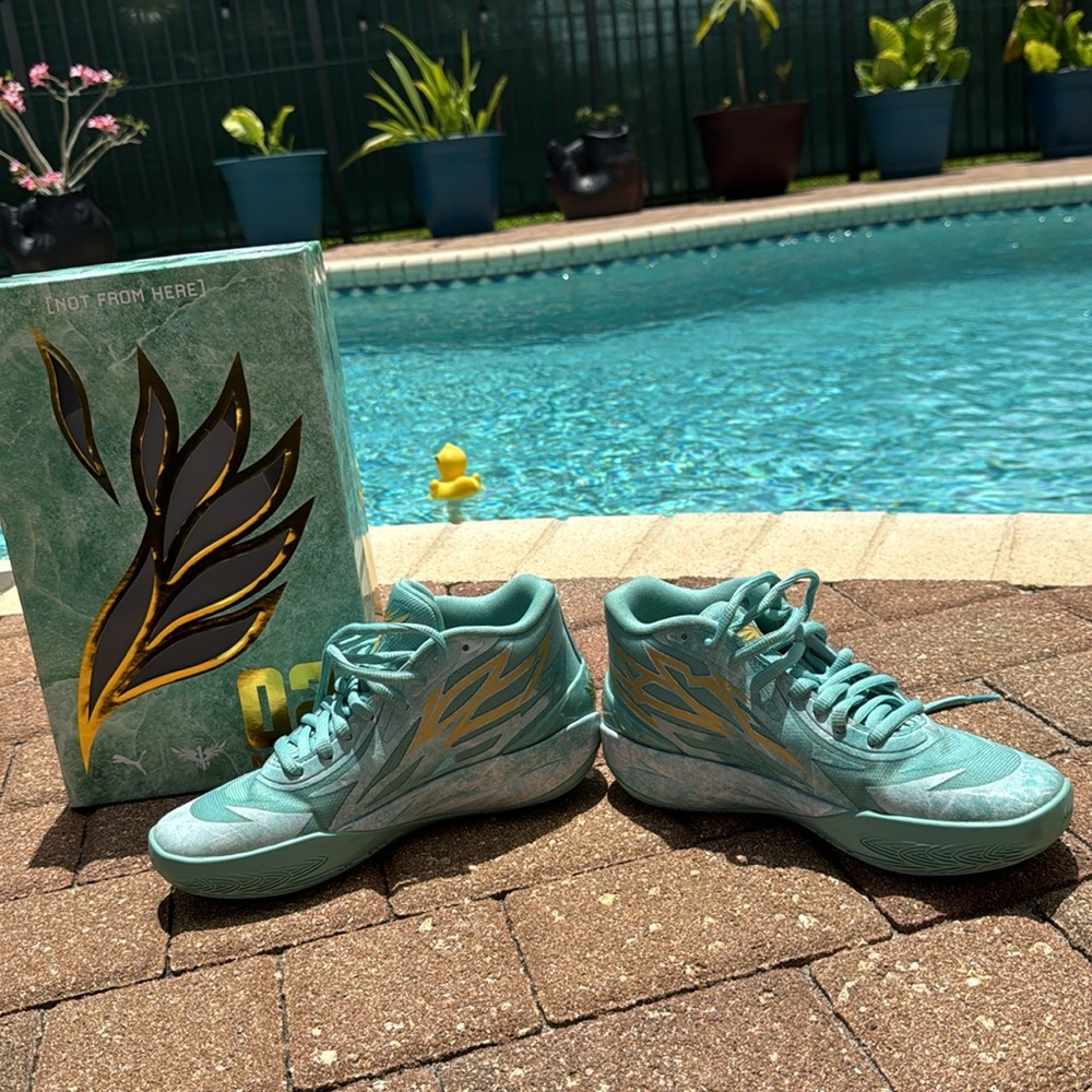 Puma LaMelo Ball MB.02 Lunar New Year Jade Men's - Picture 3 of 9